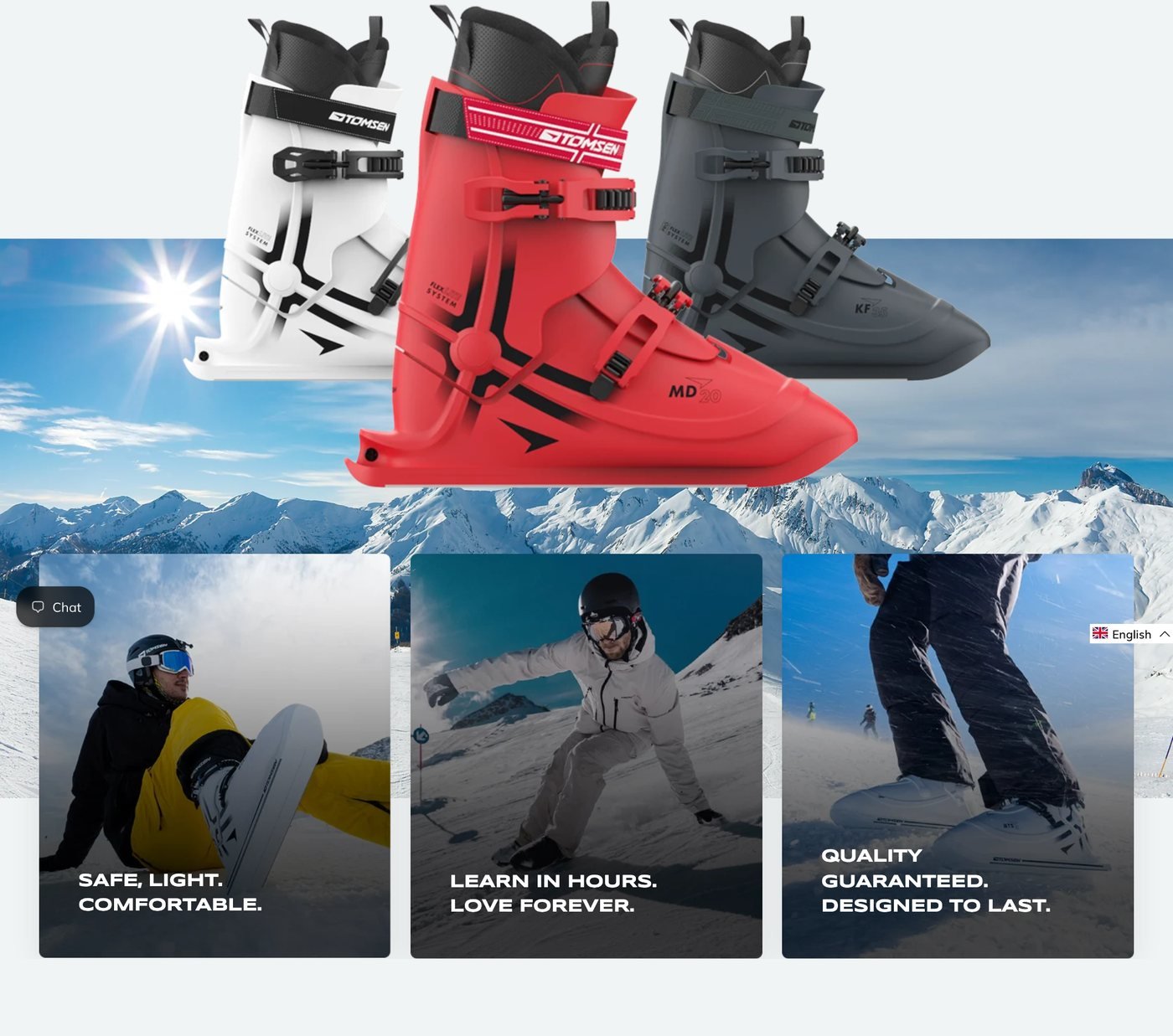 Tomsen Sports - Safe, light, comfortable