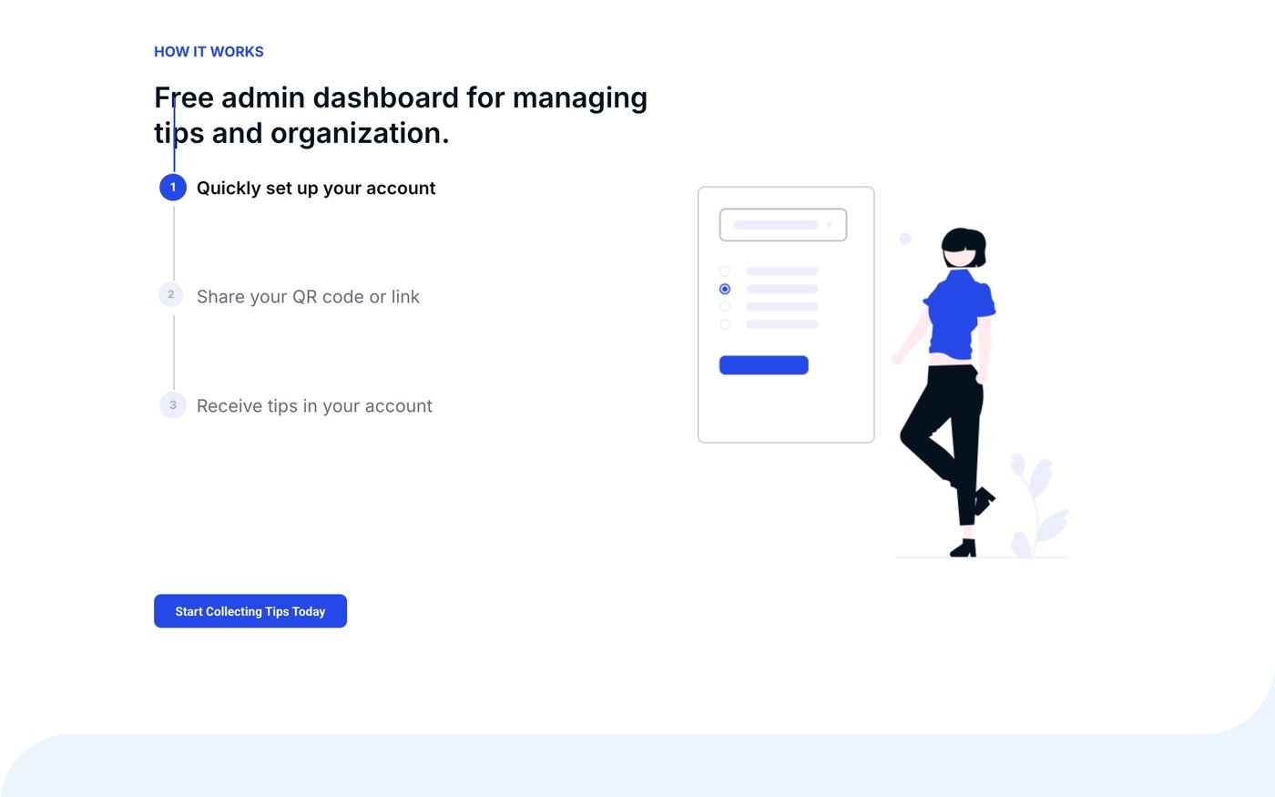 TopTipper - A free admin dashboard