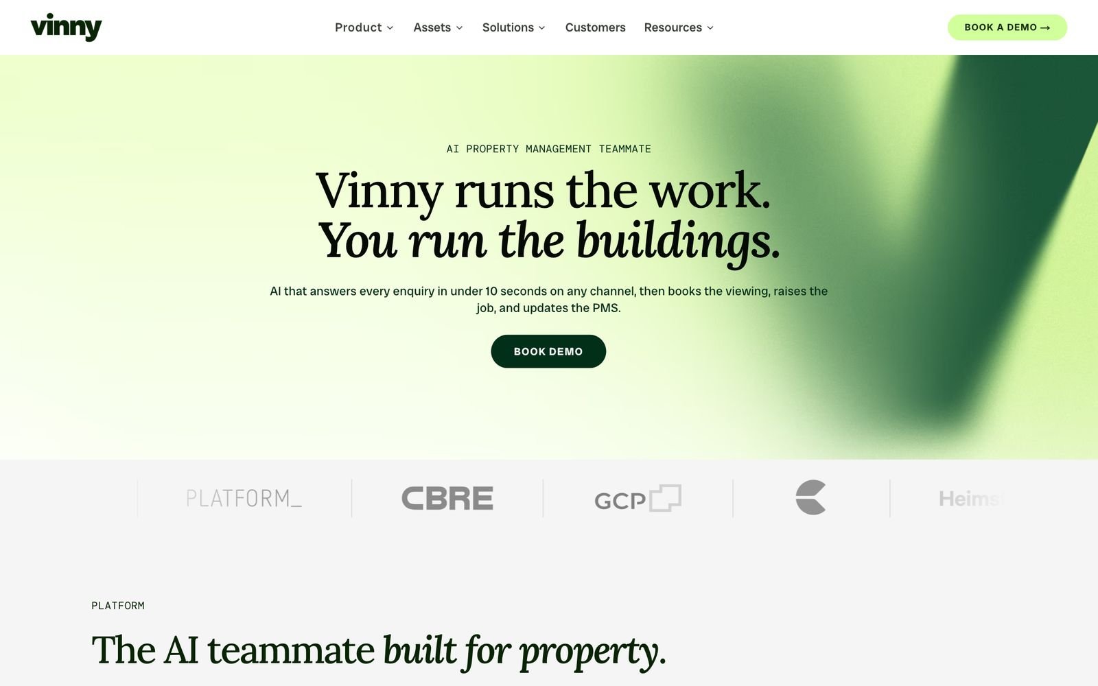 Vinny - live site